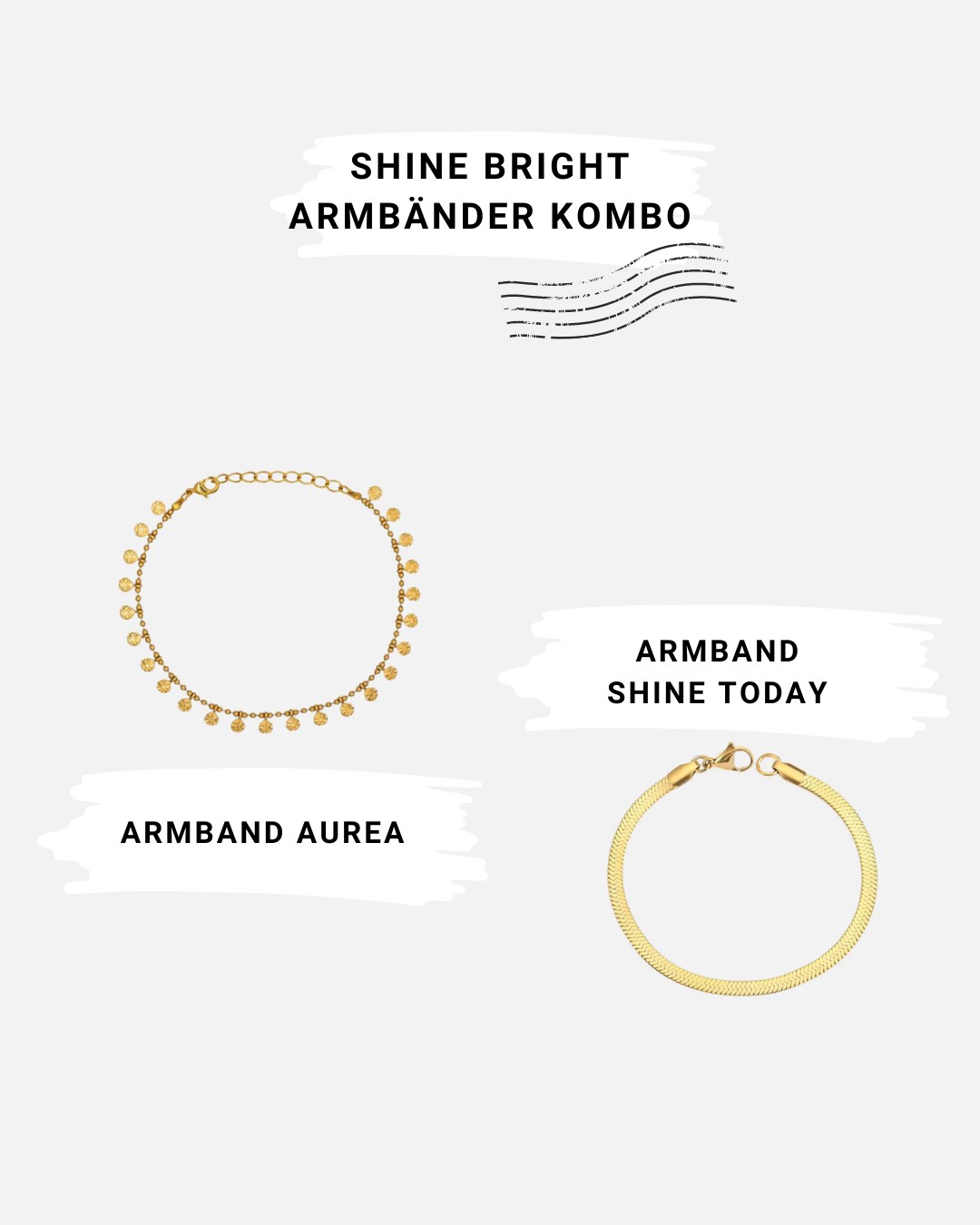 Shine Bright Armbänder Kombo