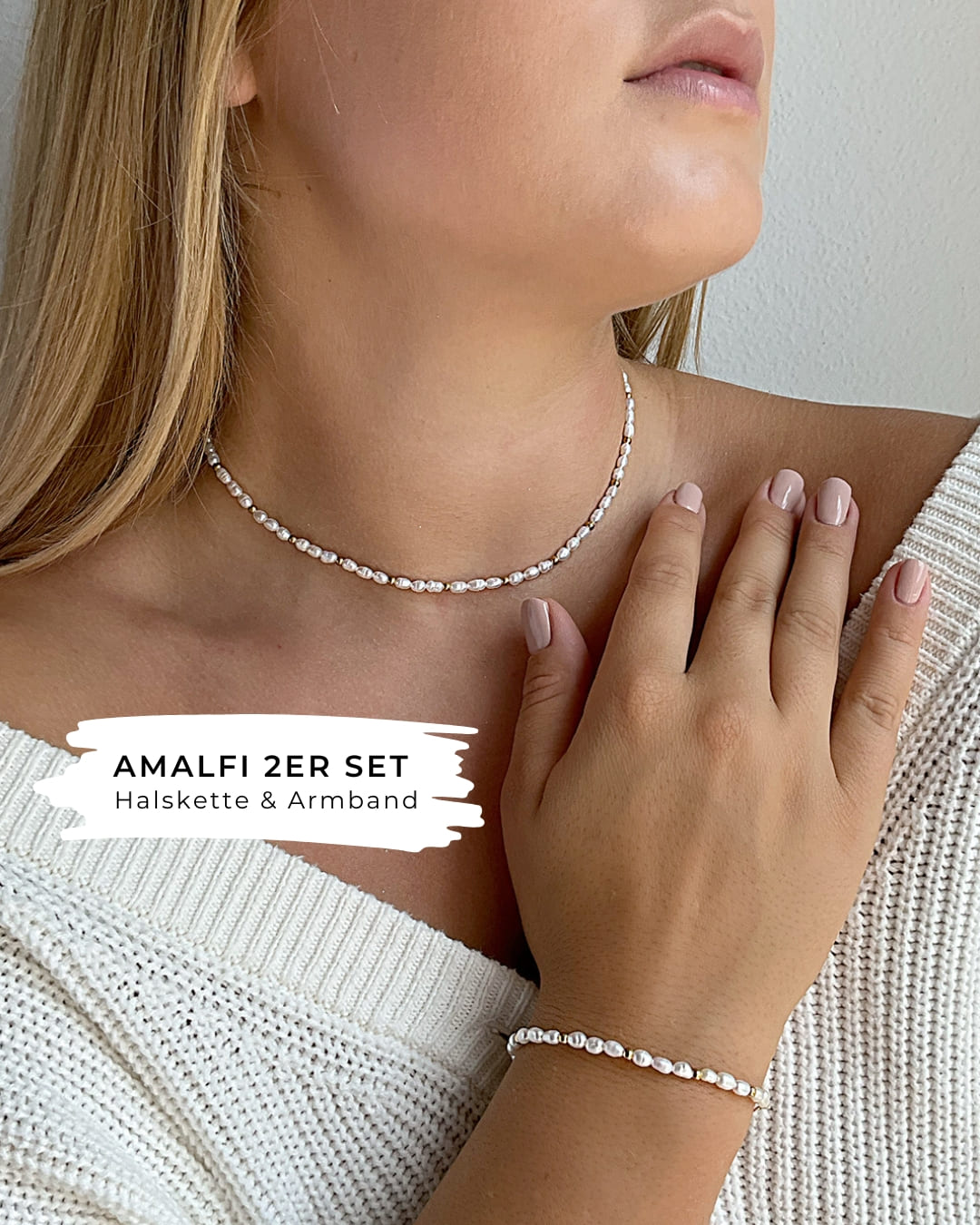 Amalfi 2er Set (Choker und Armband)