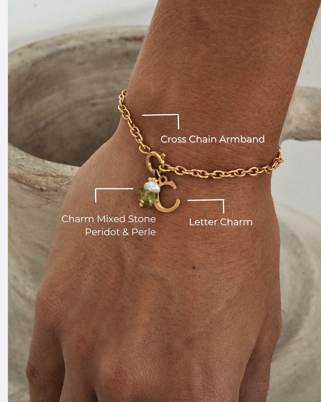 Letter Charms (Basic Halsketten & Basic Armbänder)