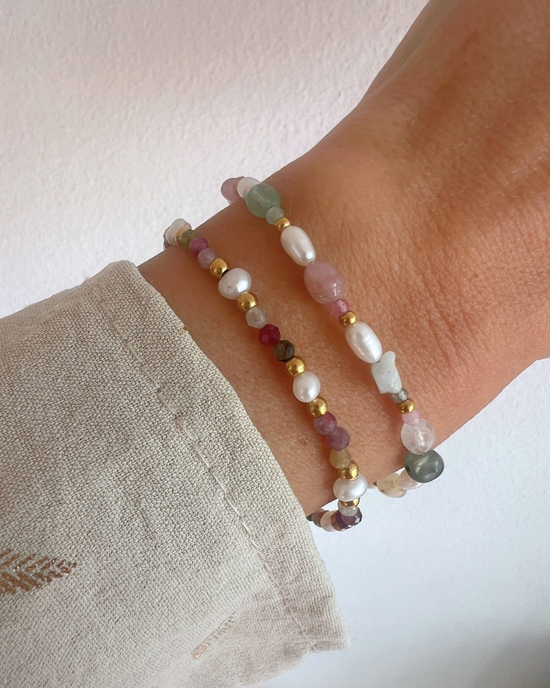 Armband Mixed Stone Pearl