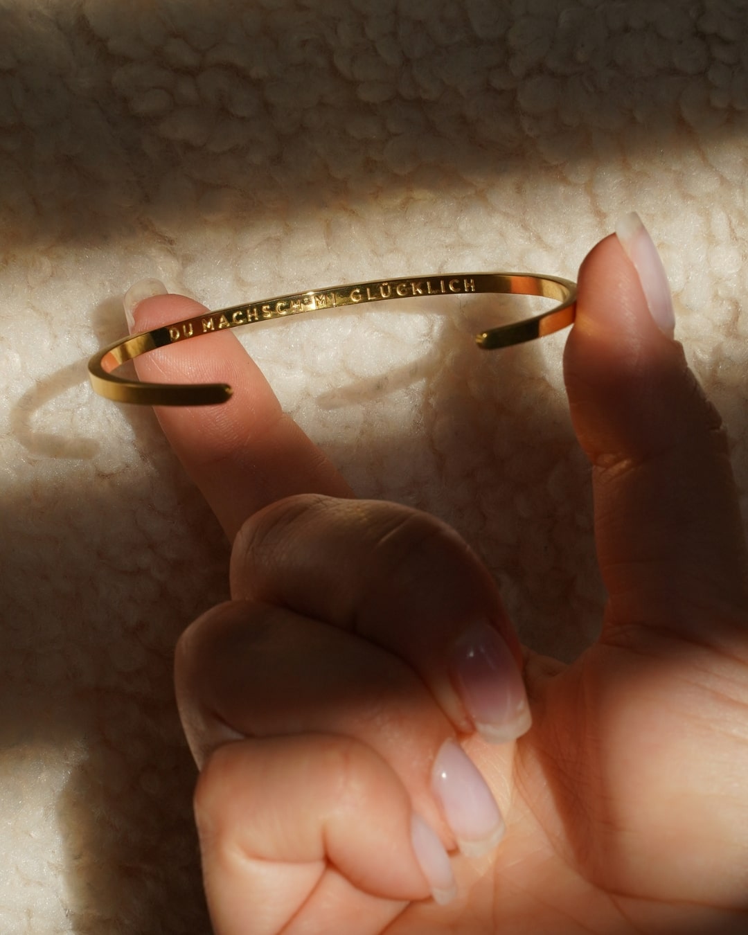 Armreif «Du machsch mi glücklich»