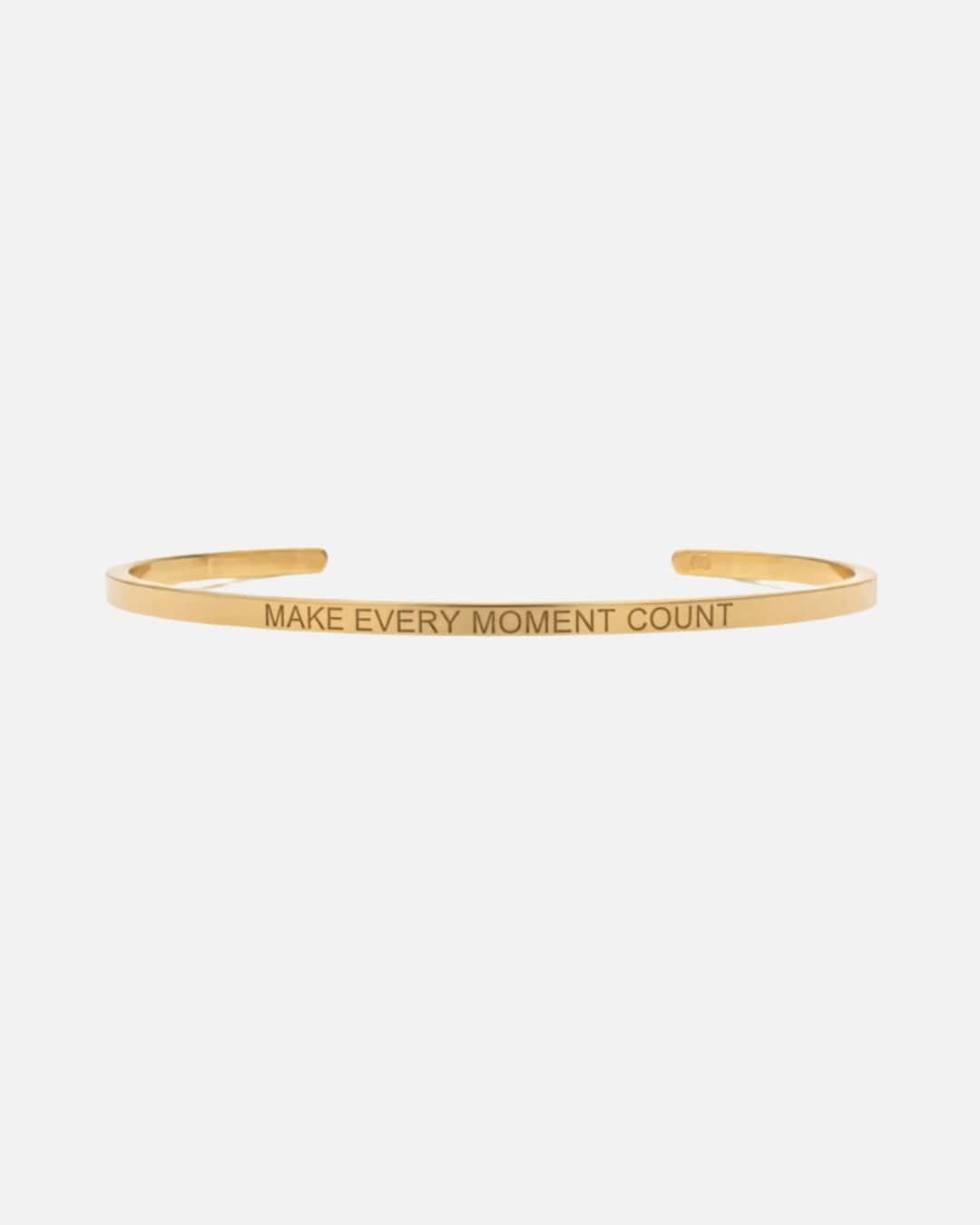 Armreif «Make every moment count»