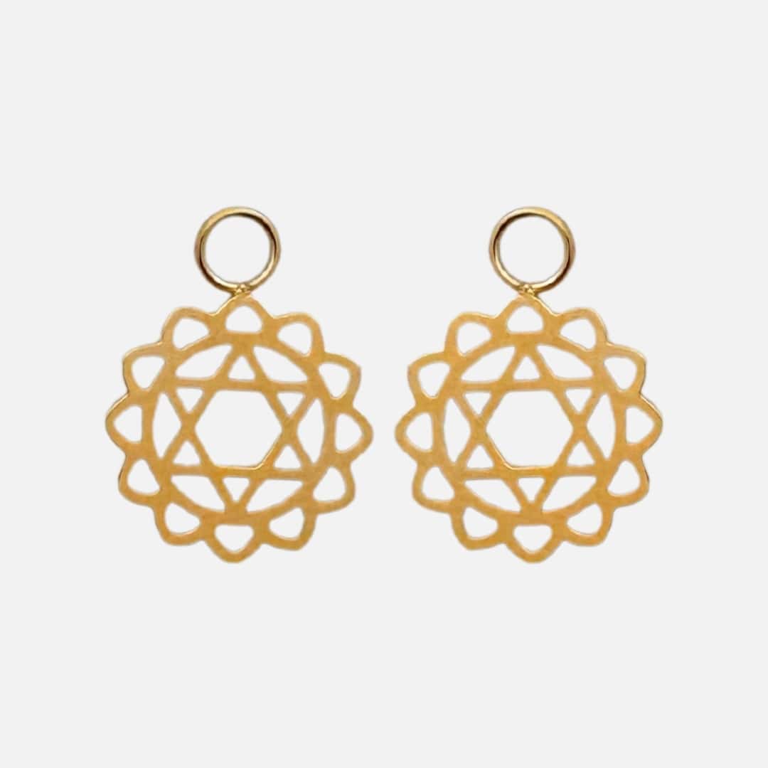 Ohrringe Charm Heart Chakra