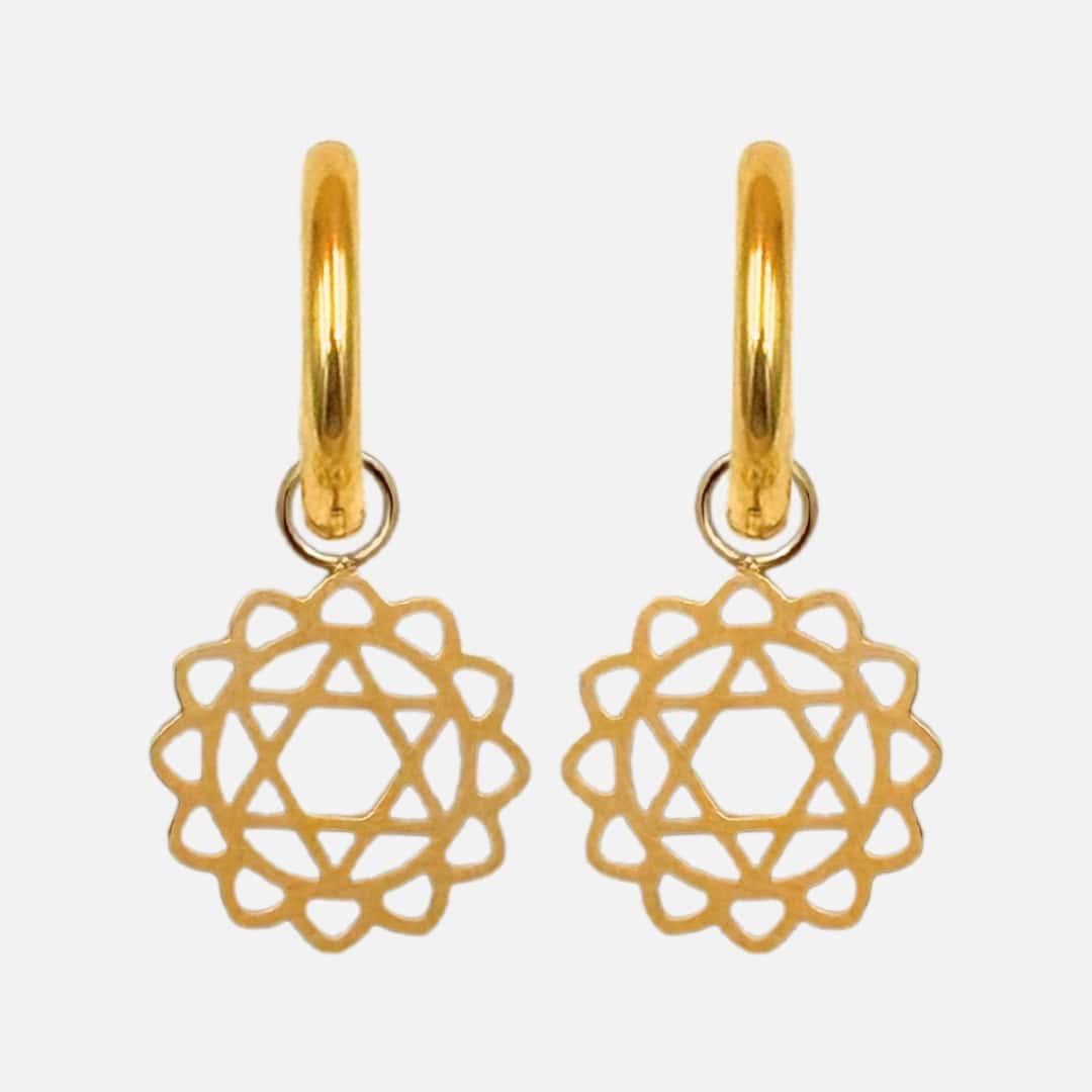 Ohrringe Charm Heart Chakra