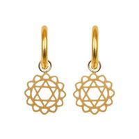 Ohrringe Charm Heart Chakra