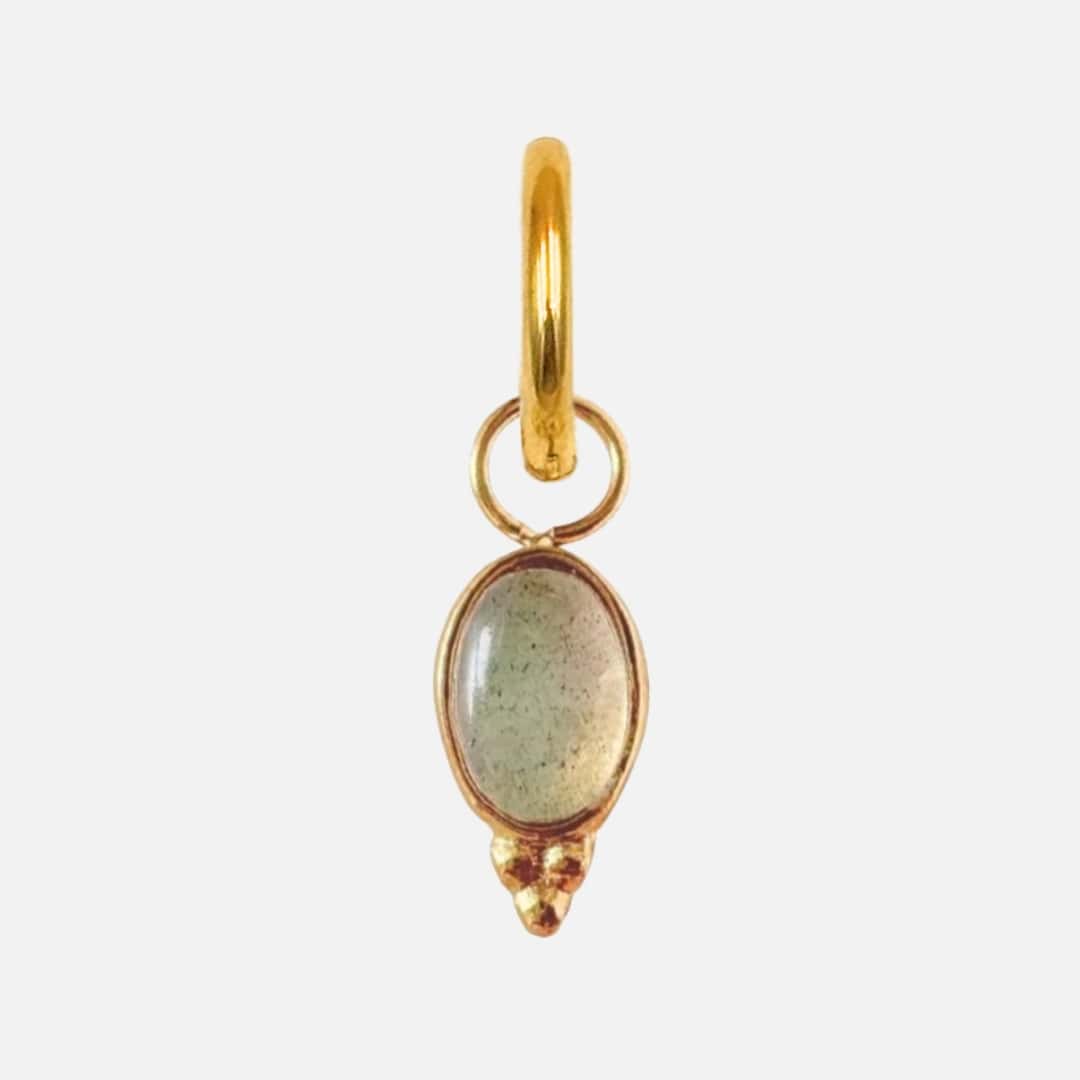 Ohrringe Charm Labradorit