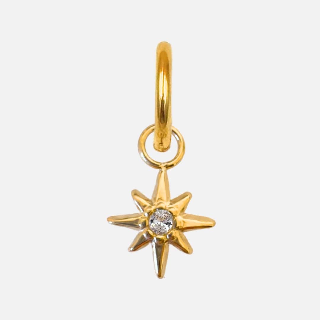 Ohrringe Charm North Star