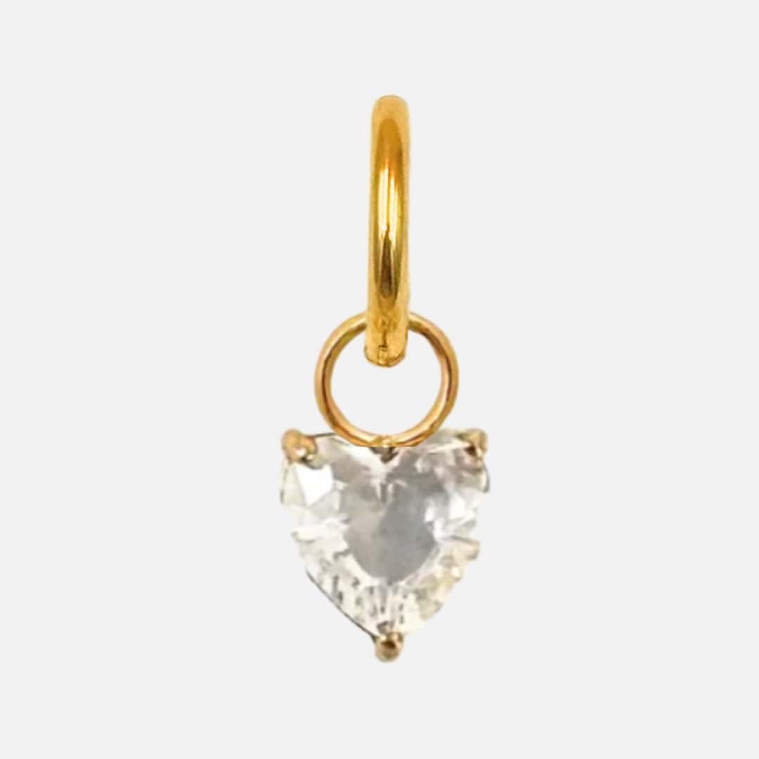 Ohrringe Charm Sparkle Heart