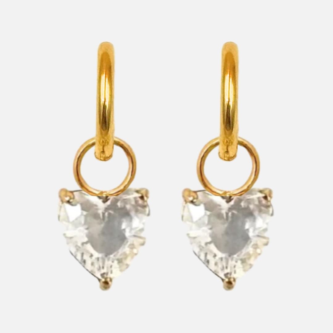 Ohrringe Charm Sparkle Heart