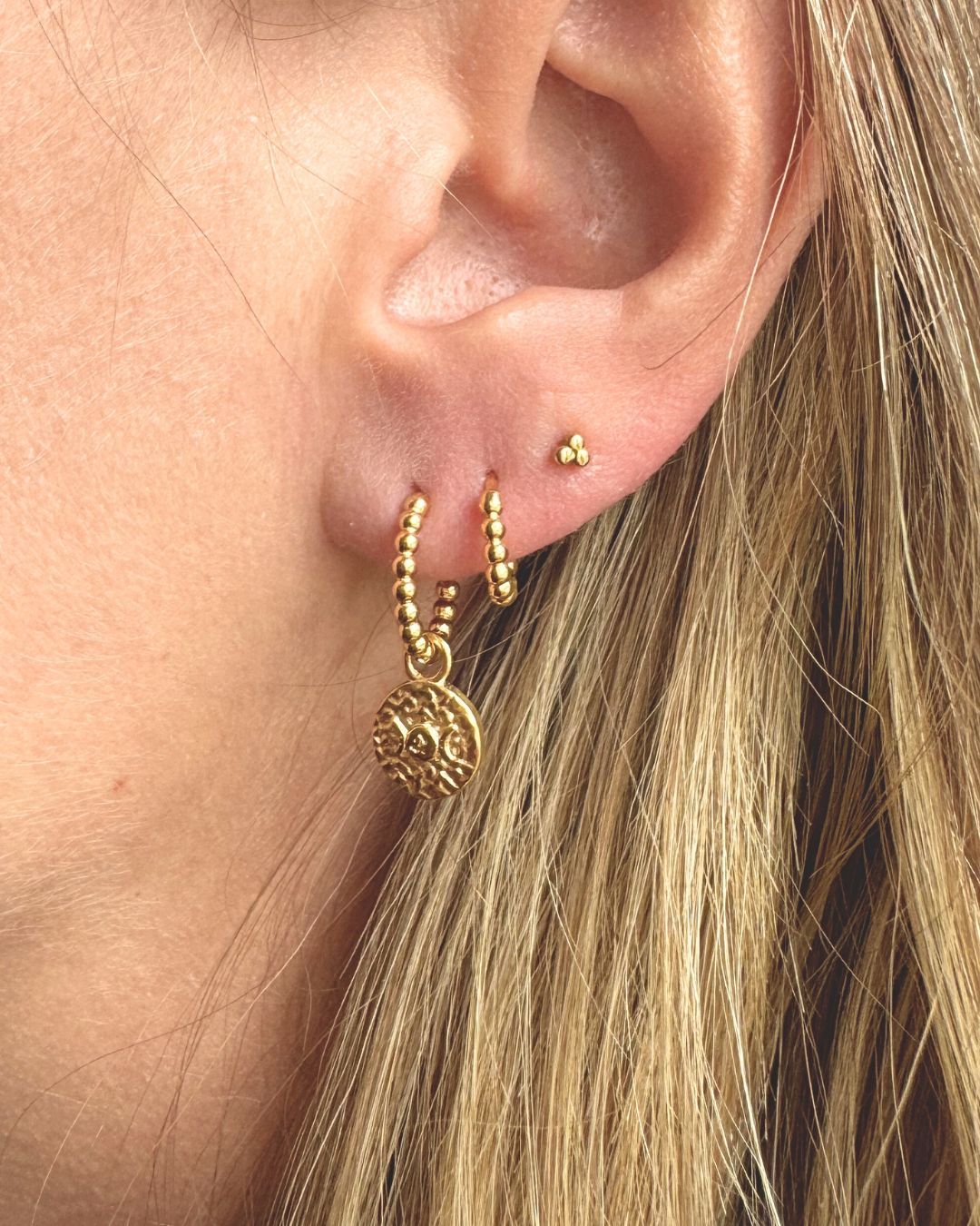 Ohrringe Dotted Hoop