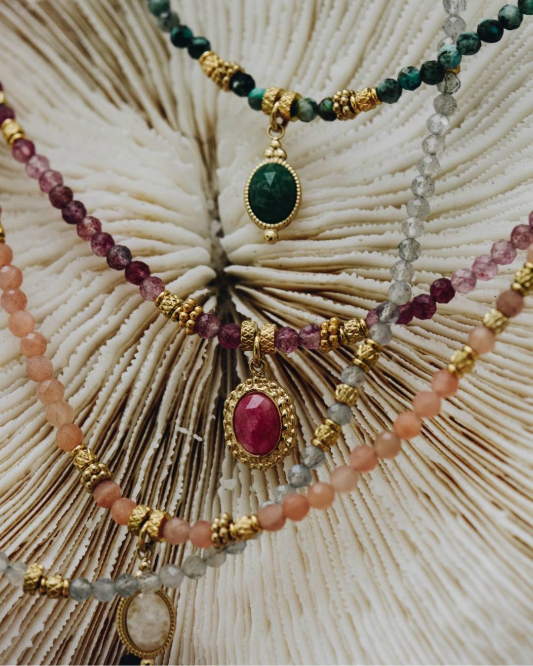 Halskette Pink Tourmaline mit Anhänger