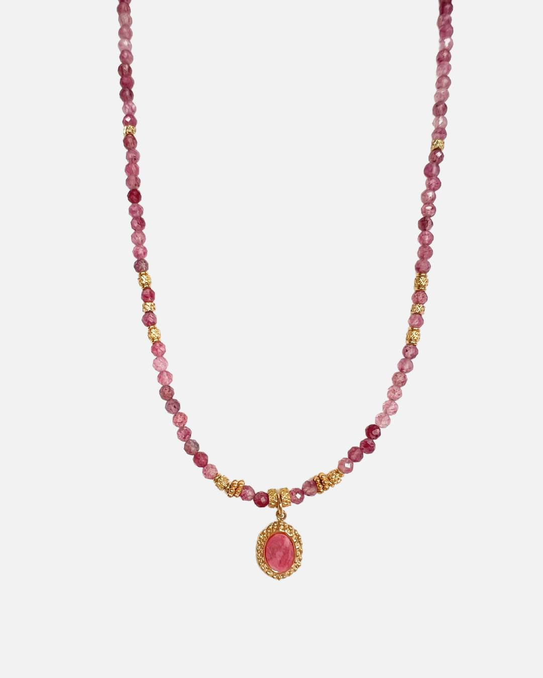 Halskette Pink Tourmaline mit Anhänger