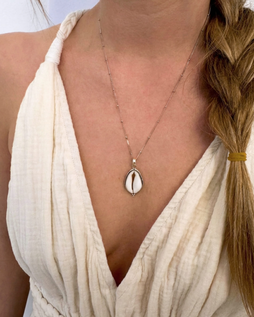 Halskette Shell Dotted