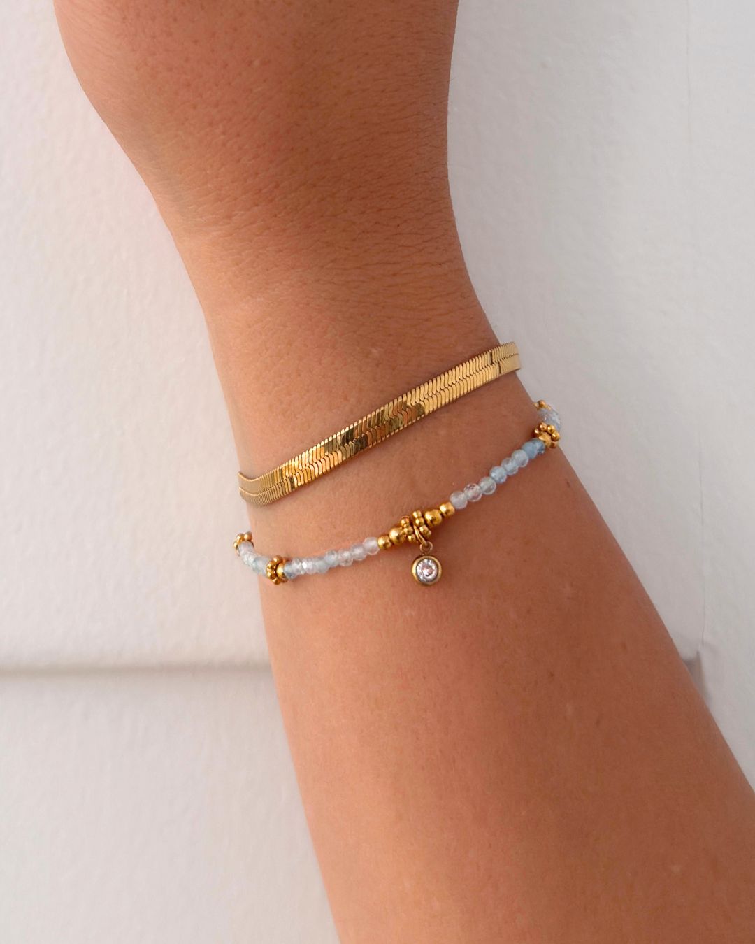 Armband Aquamarin Sparkle