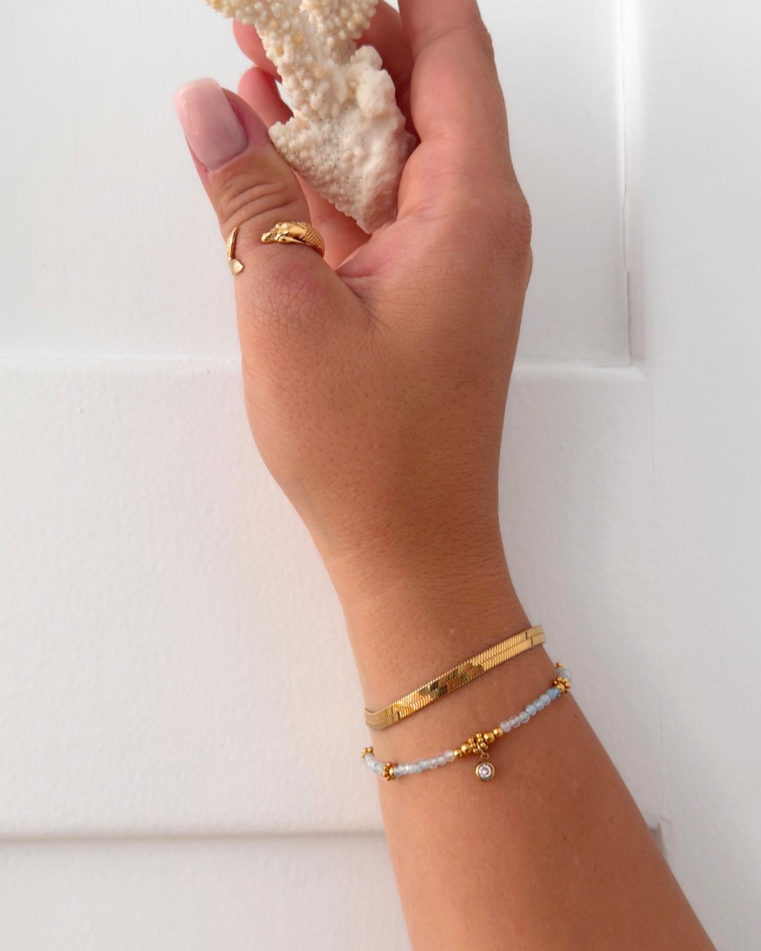Armband Aquamarin Sparkle