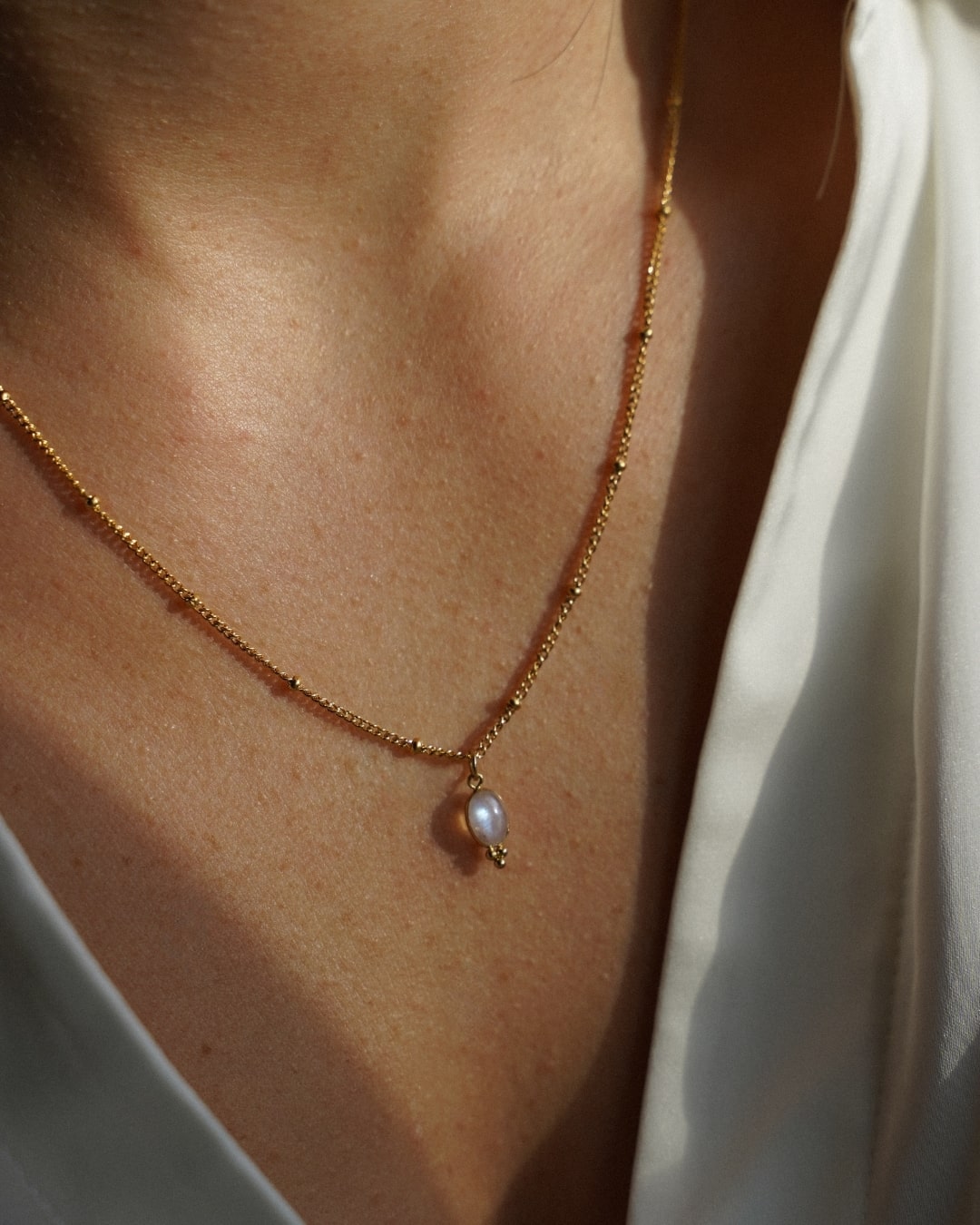 Halskette Charm Moonstone