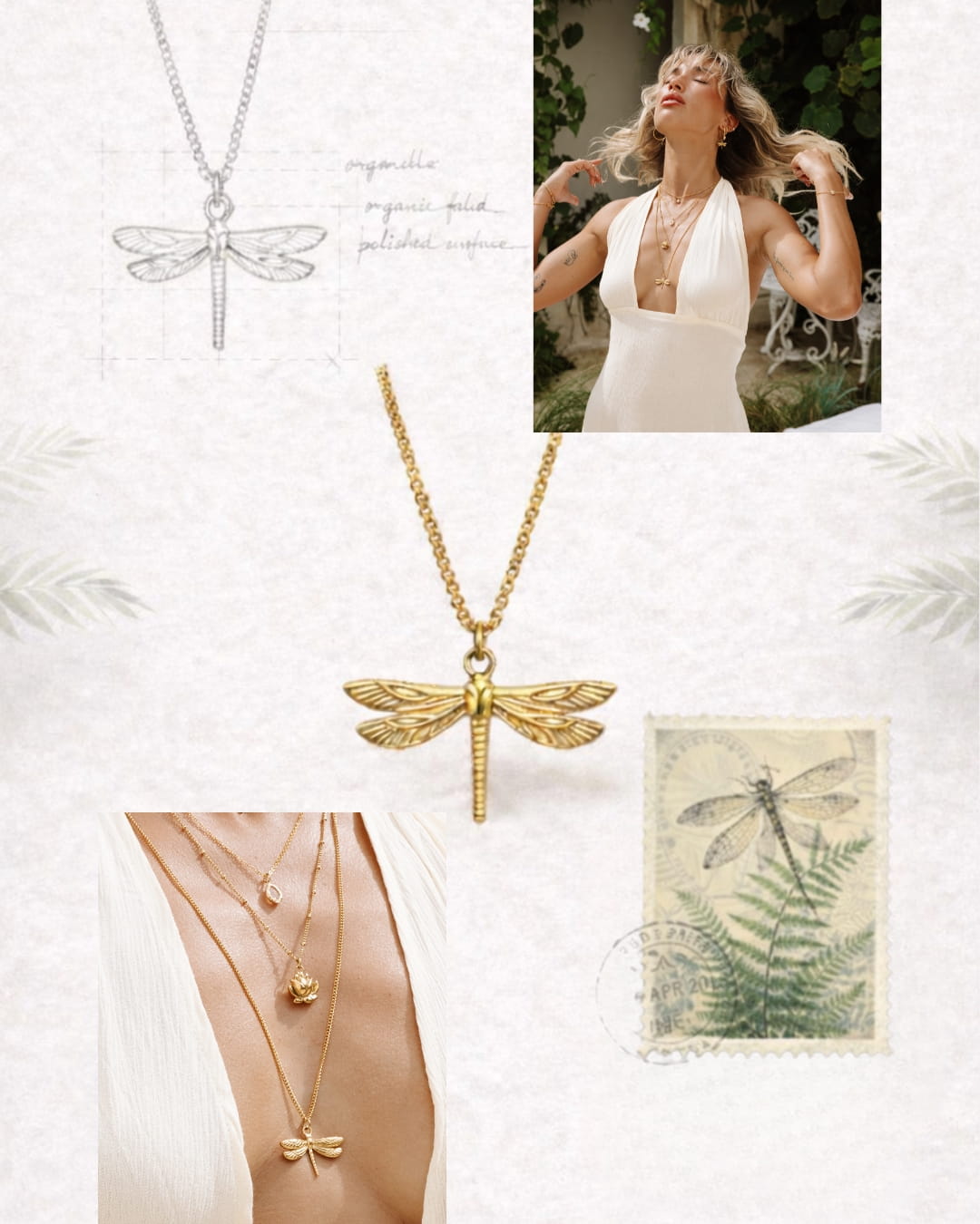 Halskette Dragonfly