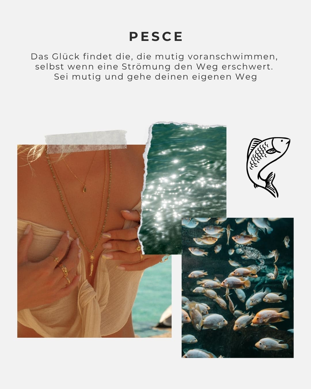 Halskette Pesce