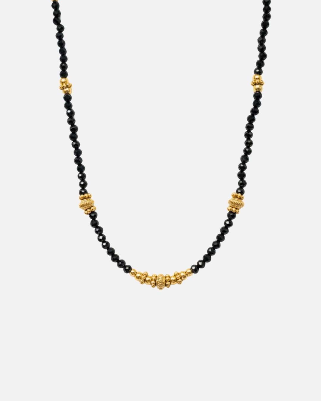 Halskette Black Spinel