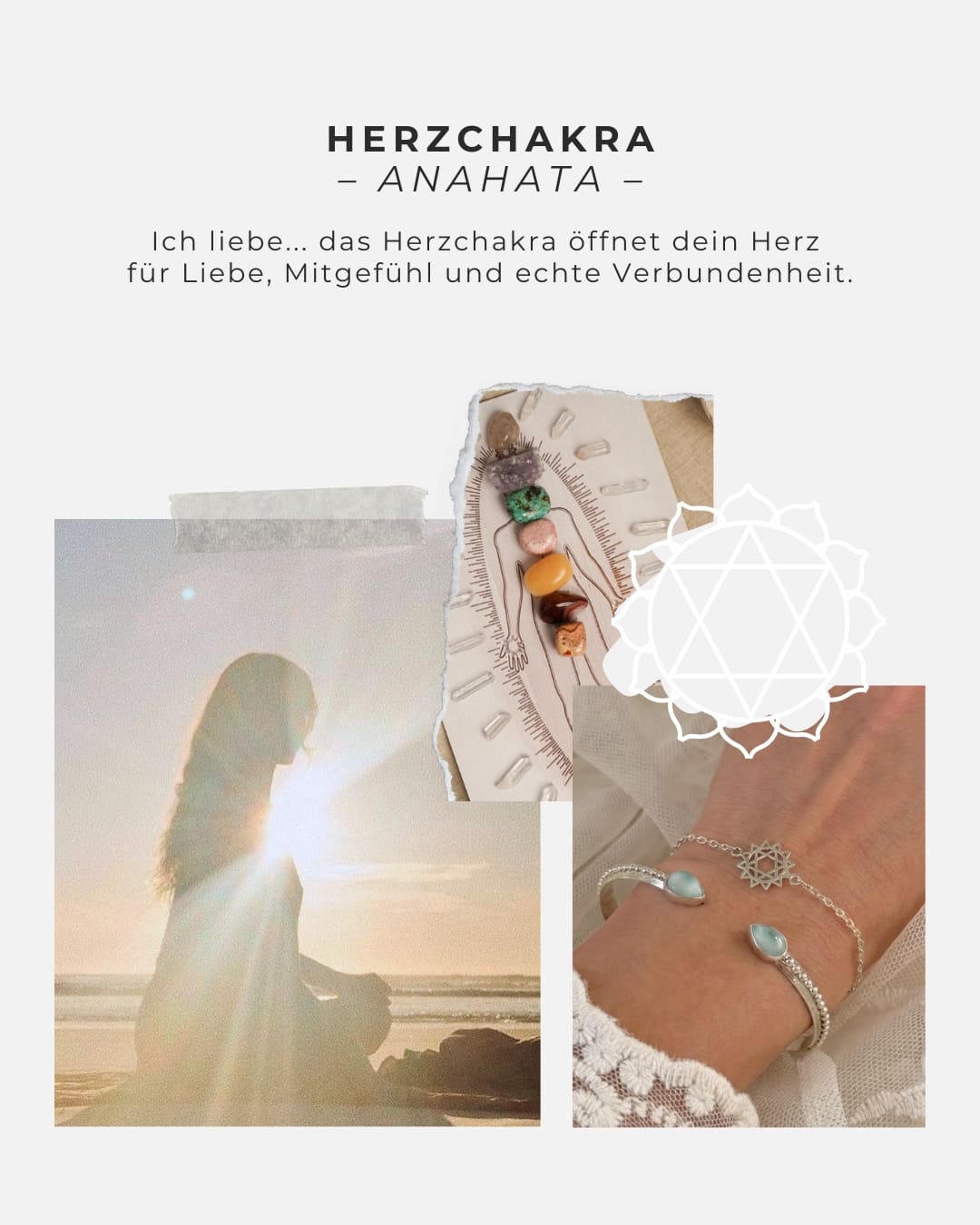 Armband Herzchakra
