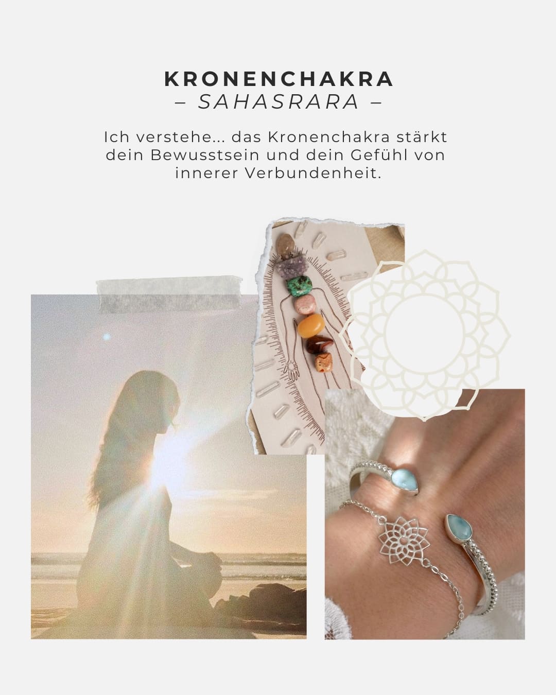 Armband Kronenchakra