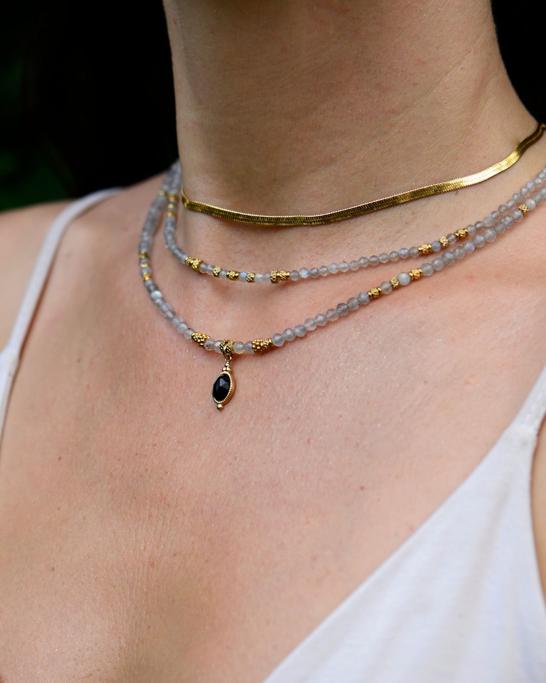 Halskette Labradorit