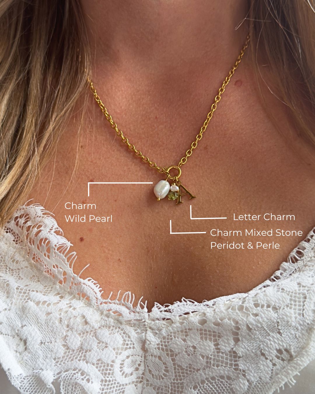 Letter Charms (Basic Halsketten & Basic Armbänder)