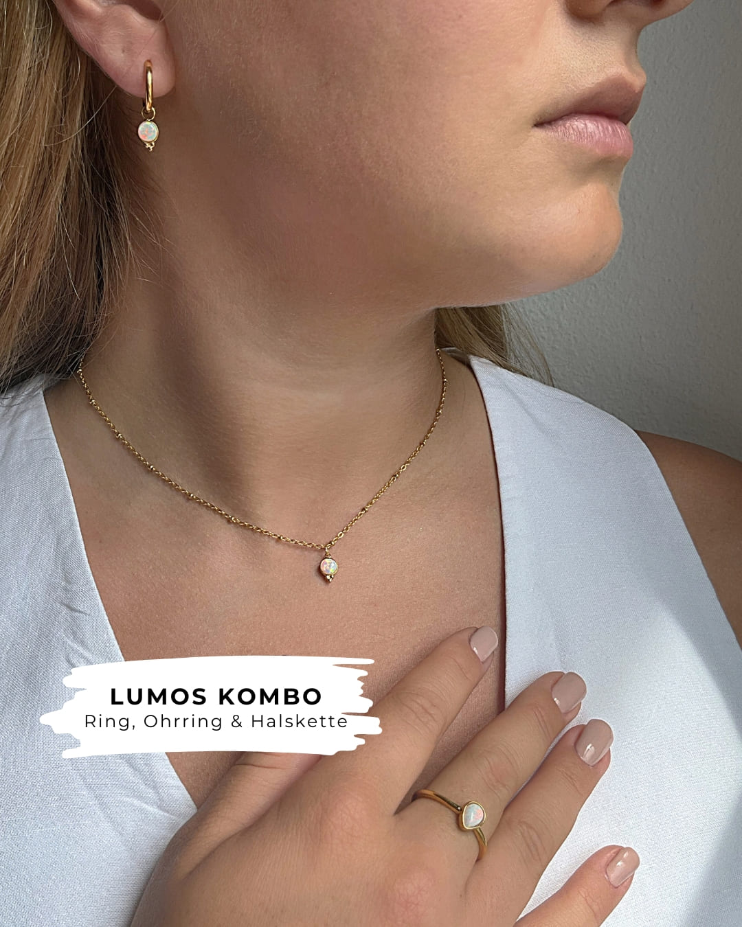 Lumos Kombo (Ohrringe, Halskette, Ring)