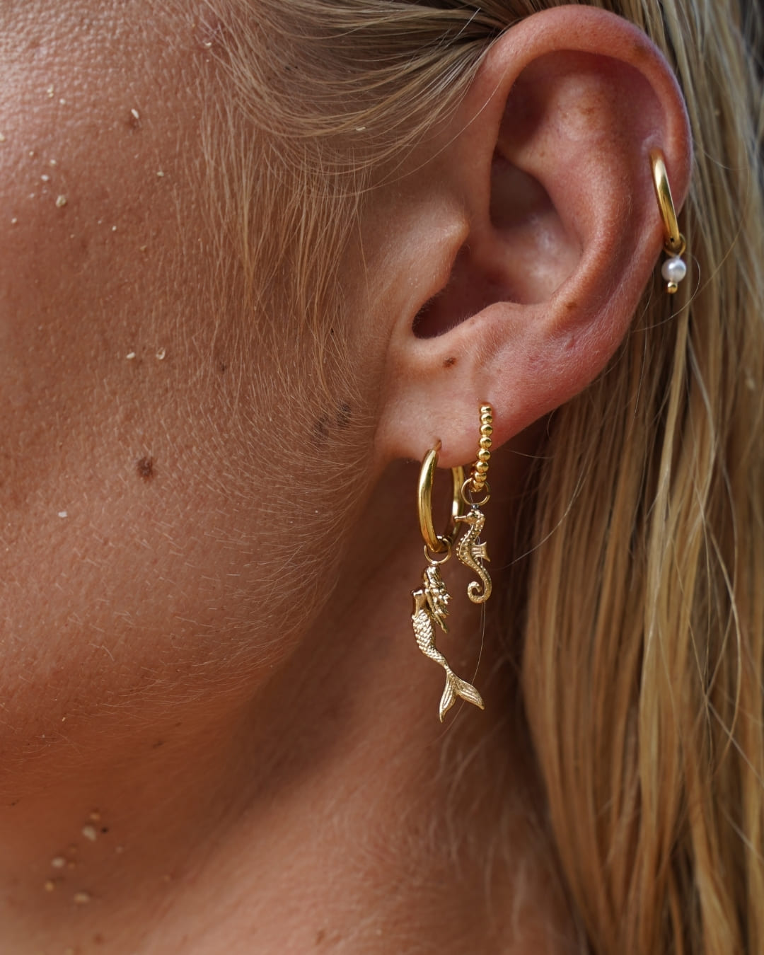 Ohrringe Charm Seahorse