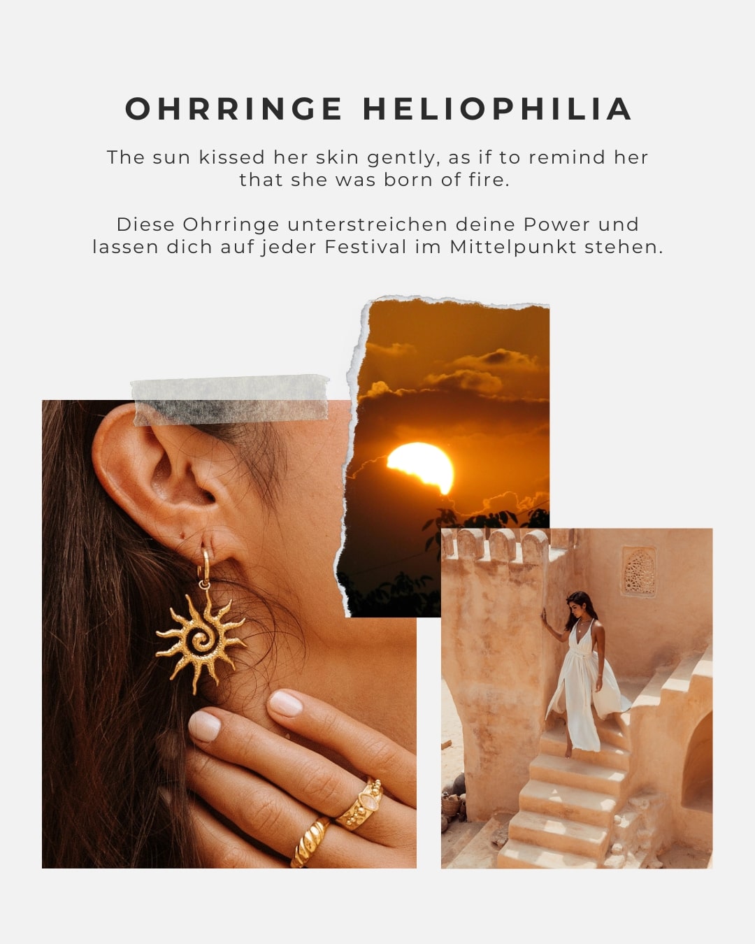Ohrringe Heliophilia