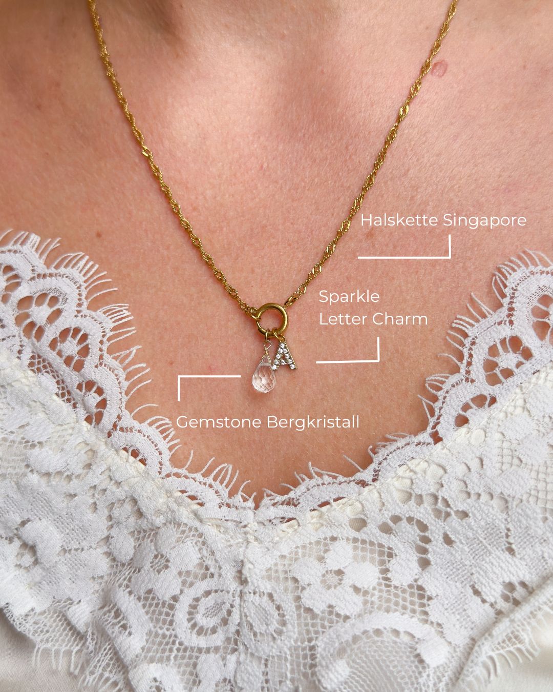 Gemstone Charms (Basic Halsketten, Basic Armbänder & Ohrringe)