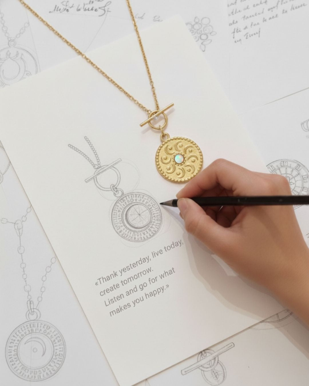 Halskette Serenity Opal