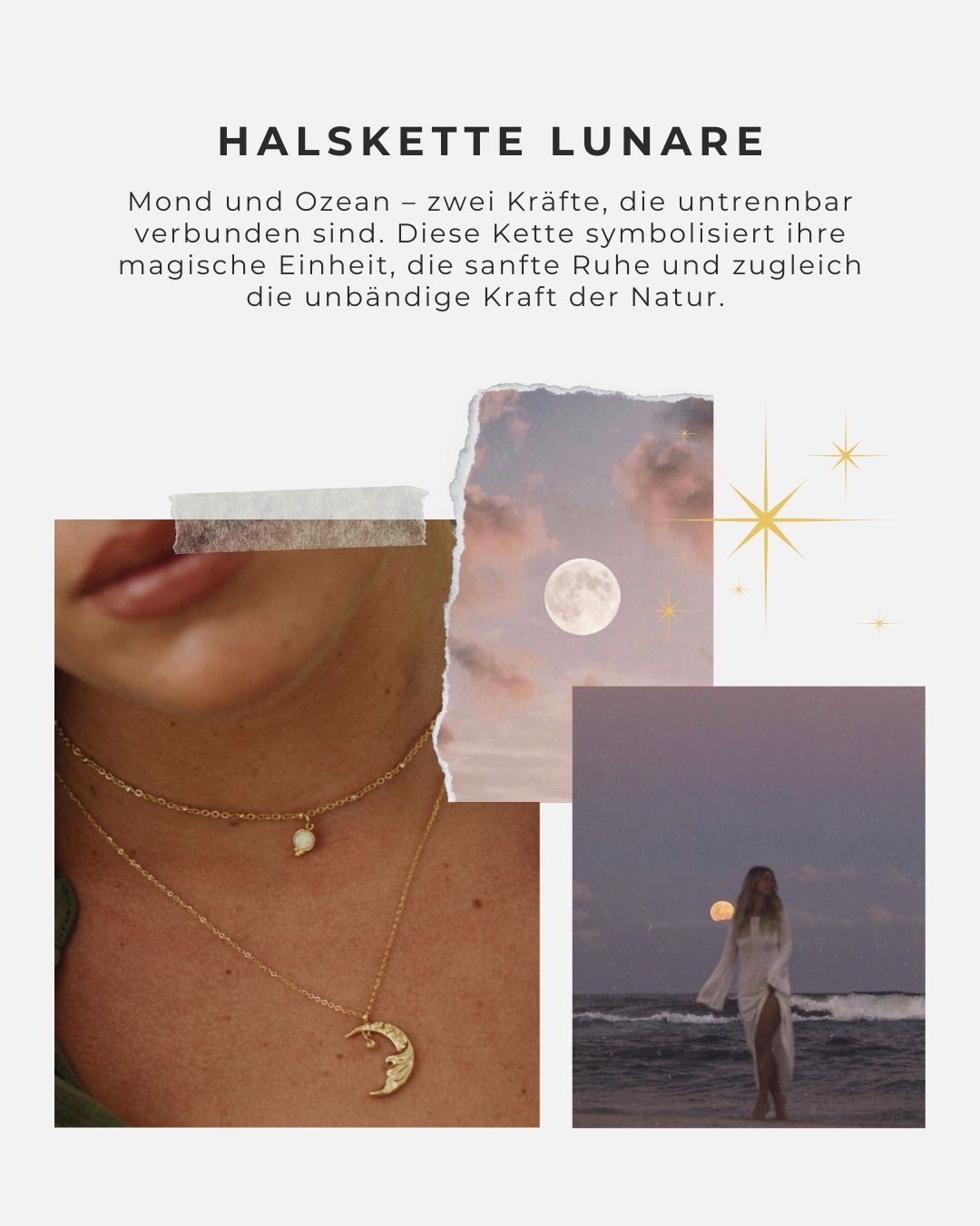 Halskette Lunare