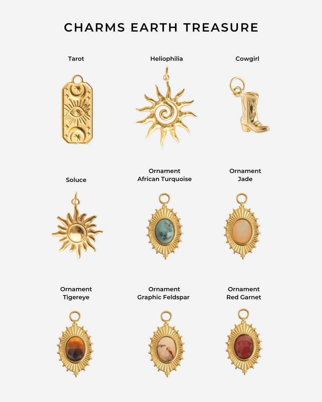 Personalisierbare Charm Edelstein-Halskette Shard