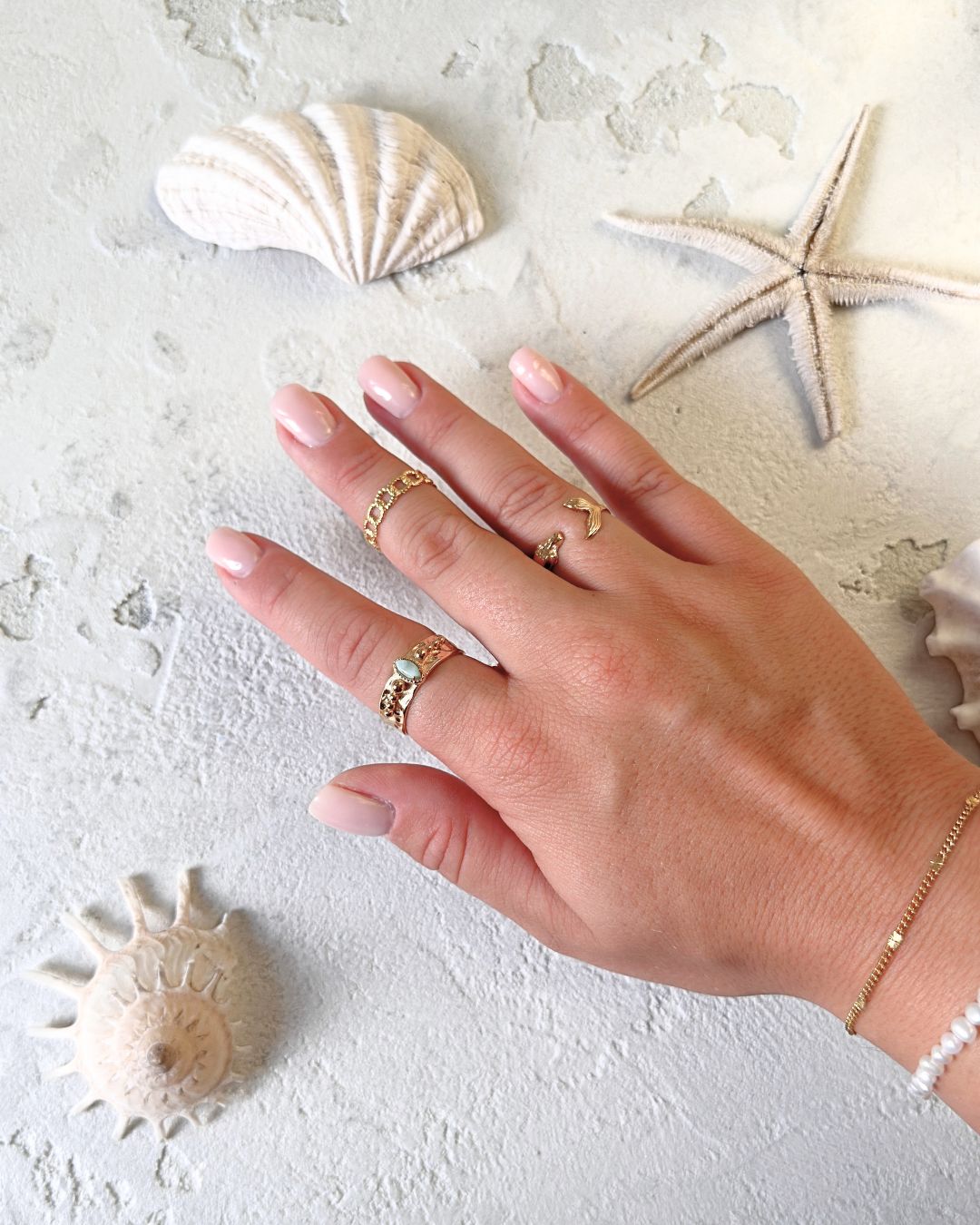 Ring Flare Larimar