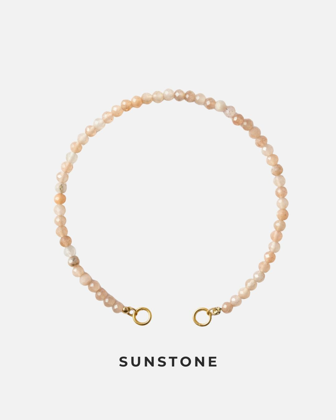 Personalisierbares Charm Edelstein-Armband