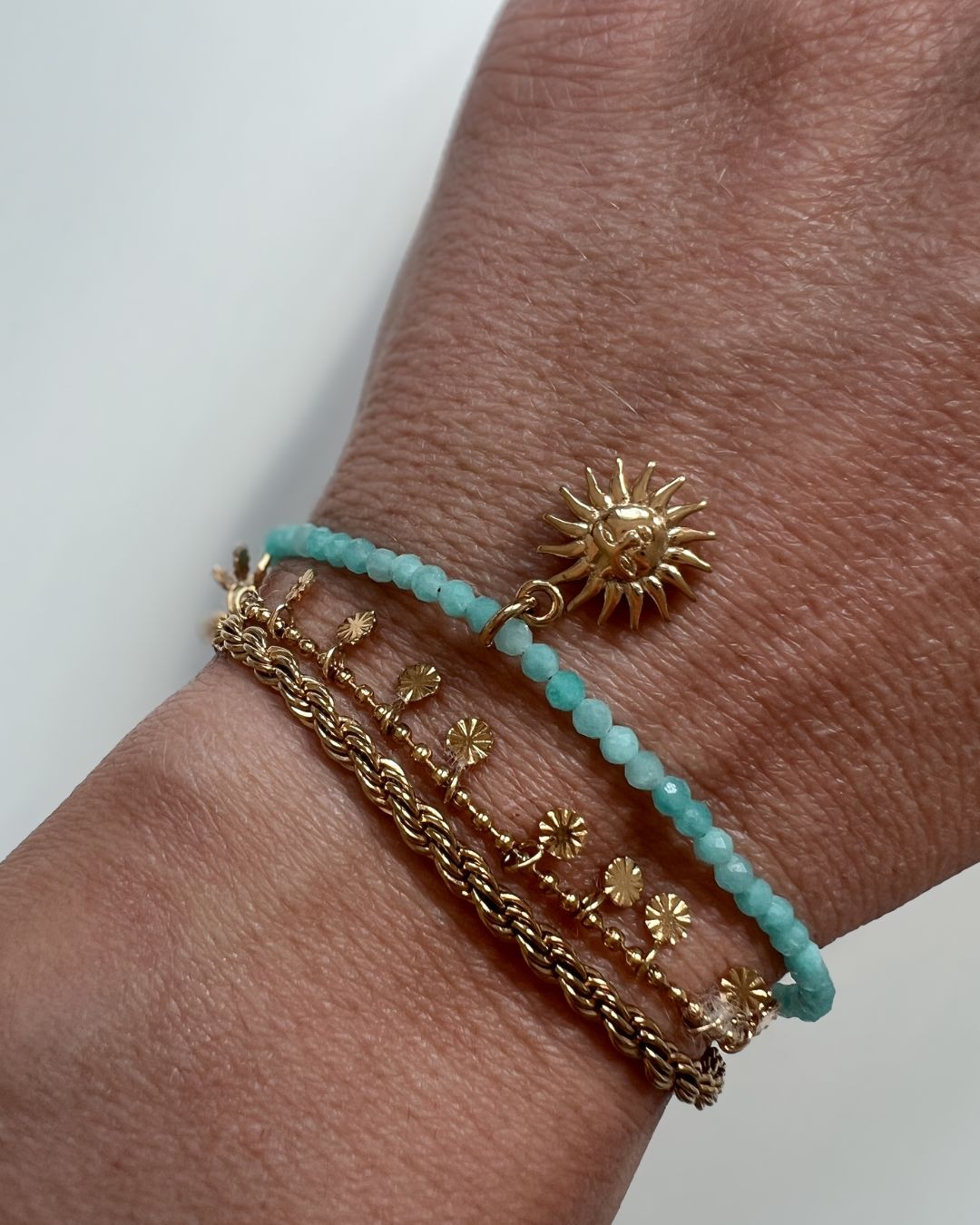 Armband Amazonite Sun