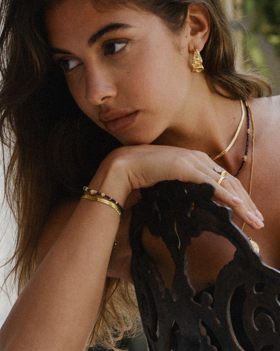 Armband Black Spinel