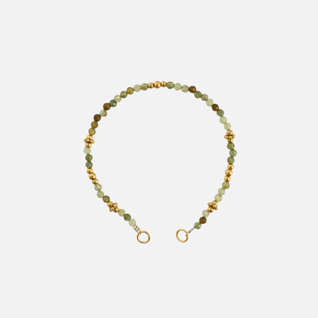 Armband Charm Green Garnet