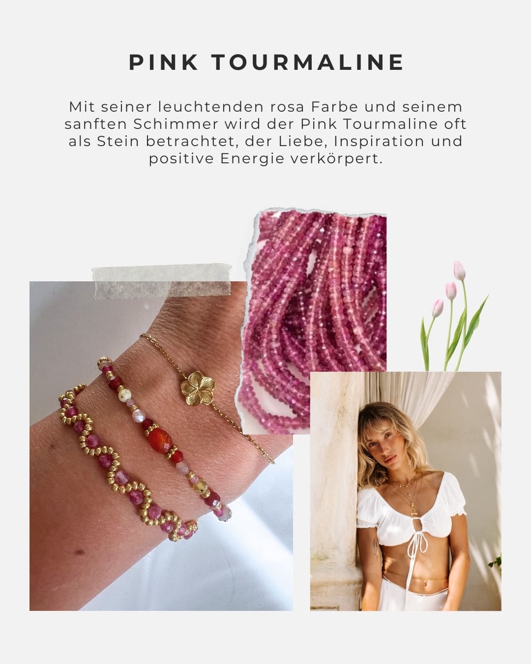 Armband Aurelia Pink Tourmaline