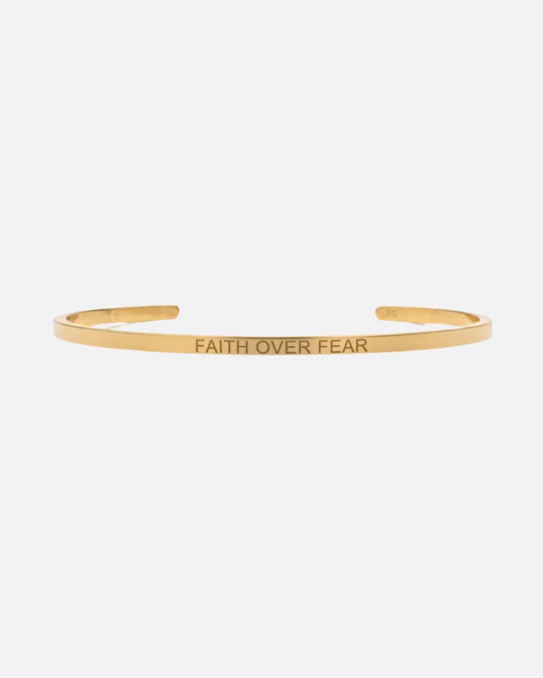 Armreif «Faith over fear»