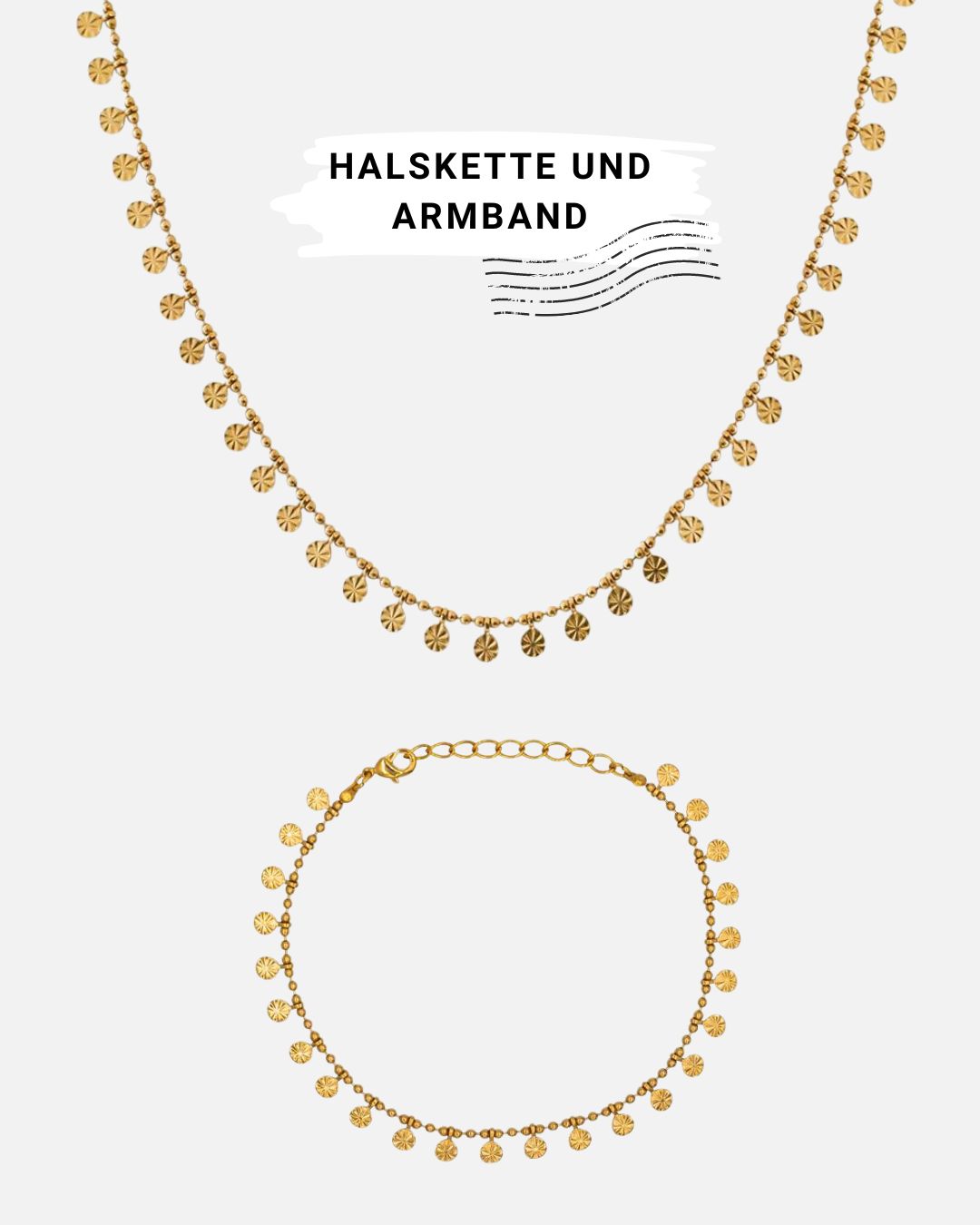 Aurea 2er Set (Halskette und Armband)