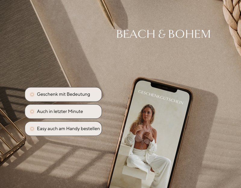Beach&Bohem E-Geschenkgutschein
