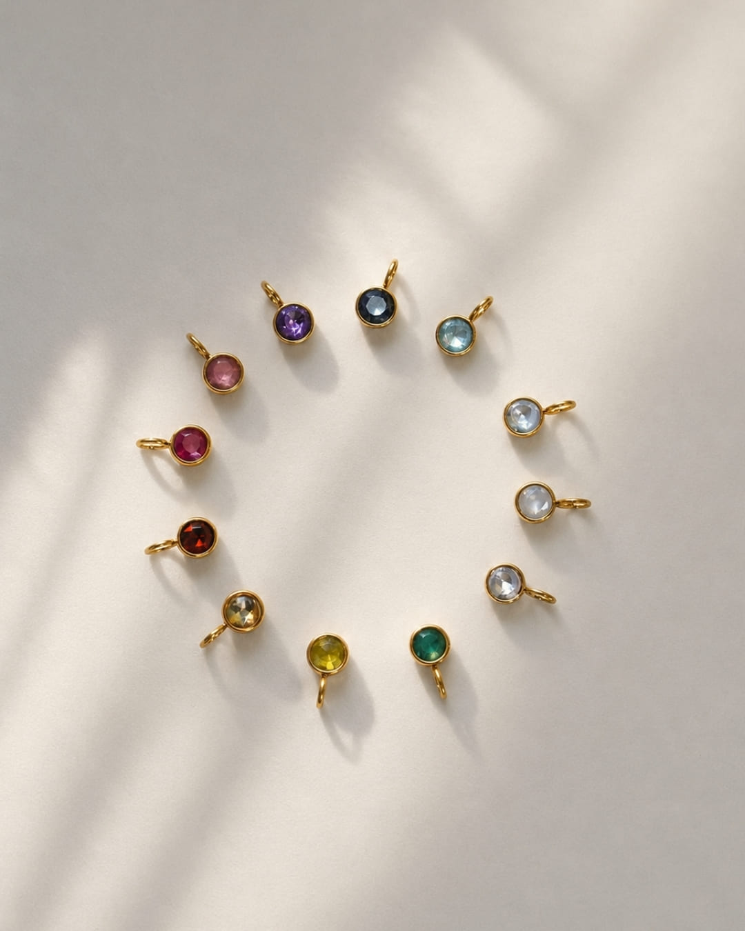 Birthstone Charms (Basic Halsketten & Basic Armbänder)