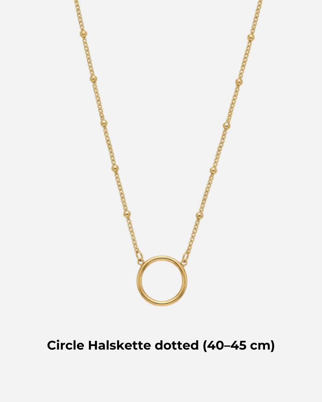 Personalisierbare Charm Circle Halskette