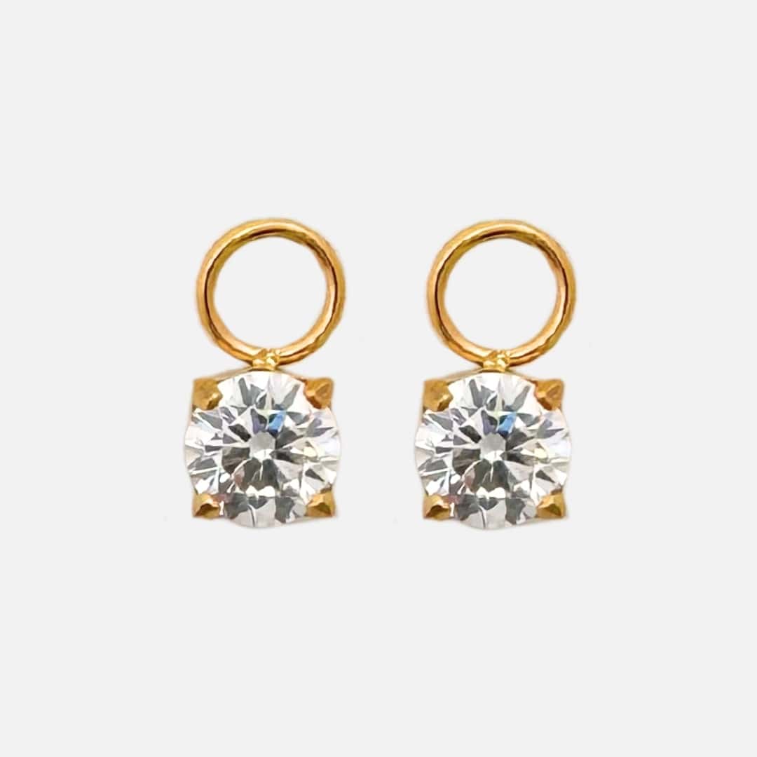 Ohrringe Charm Sparkle Dot