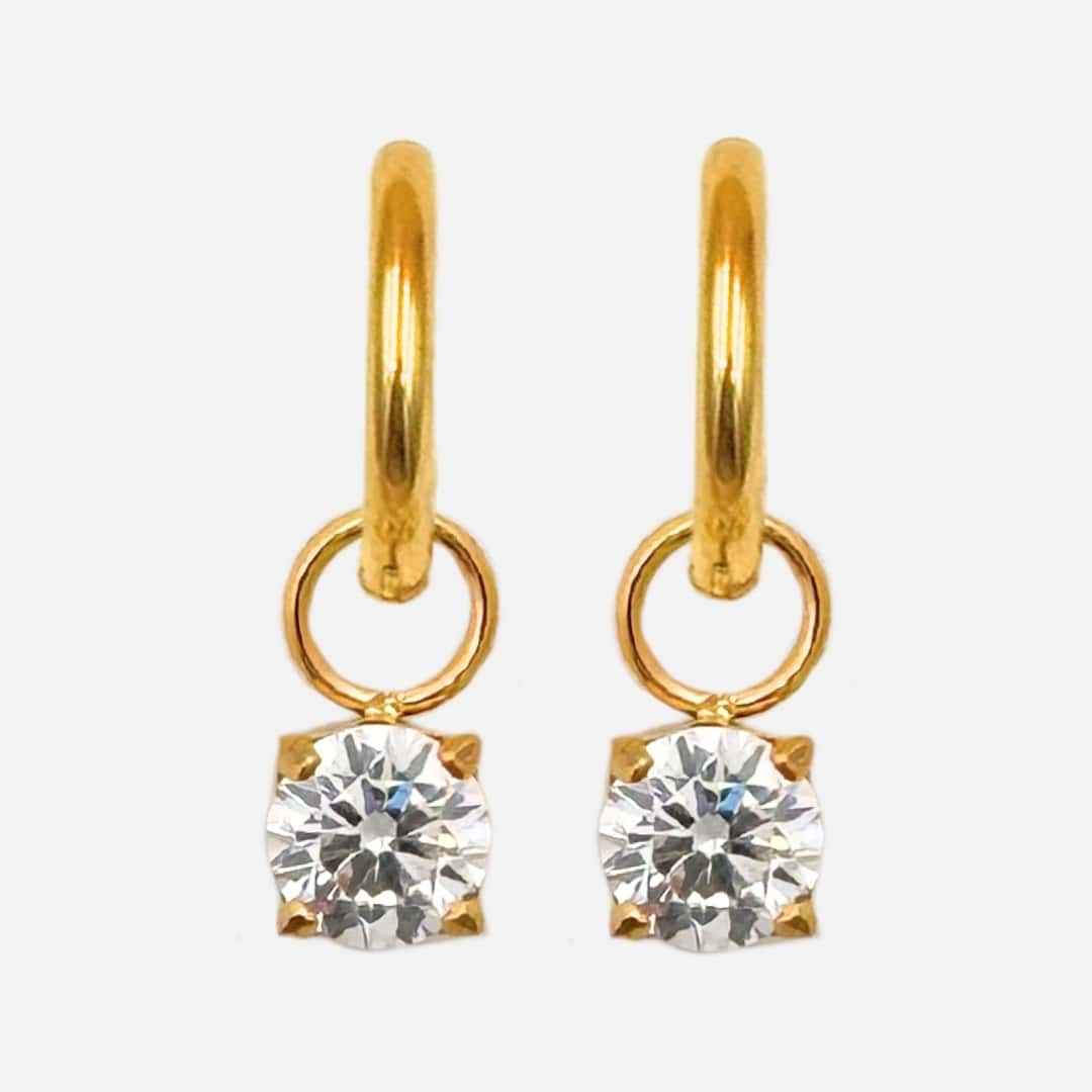 Ohrringe Charm Sparkle Dot