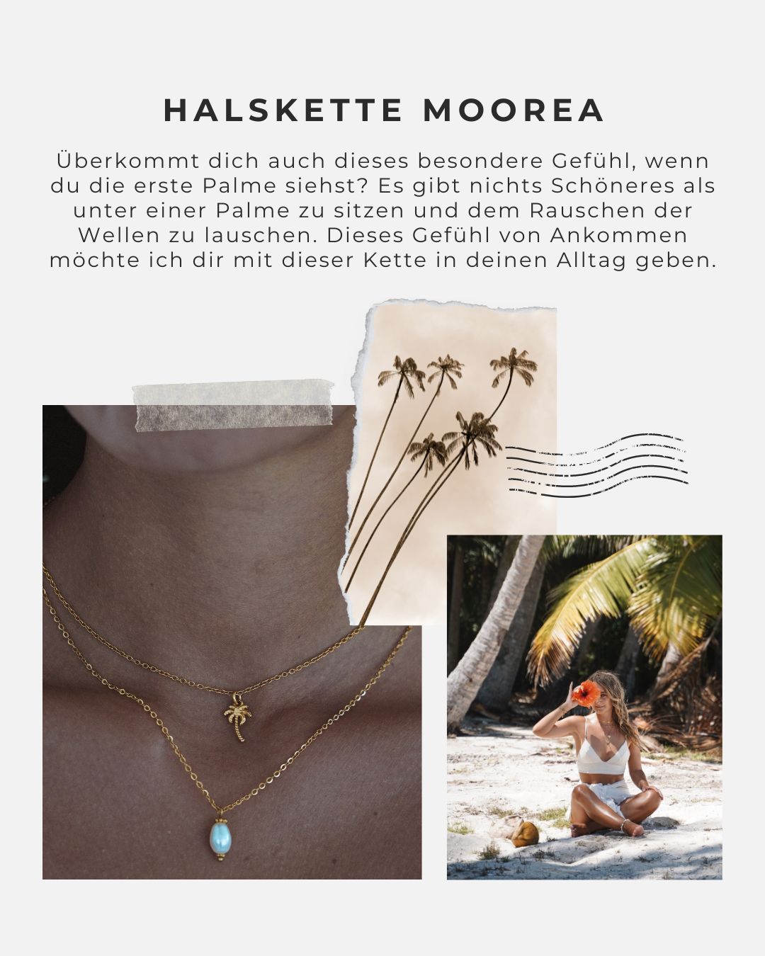 Halskette Choker Moorea