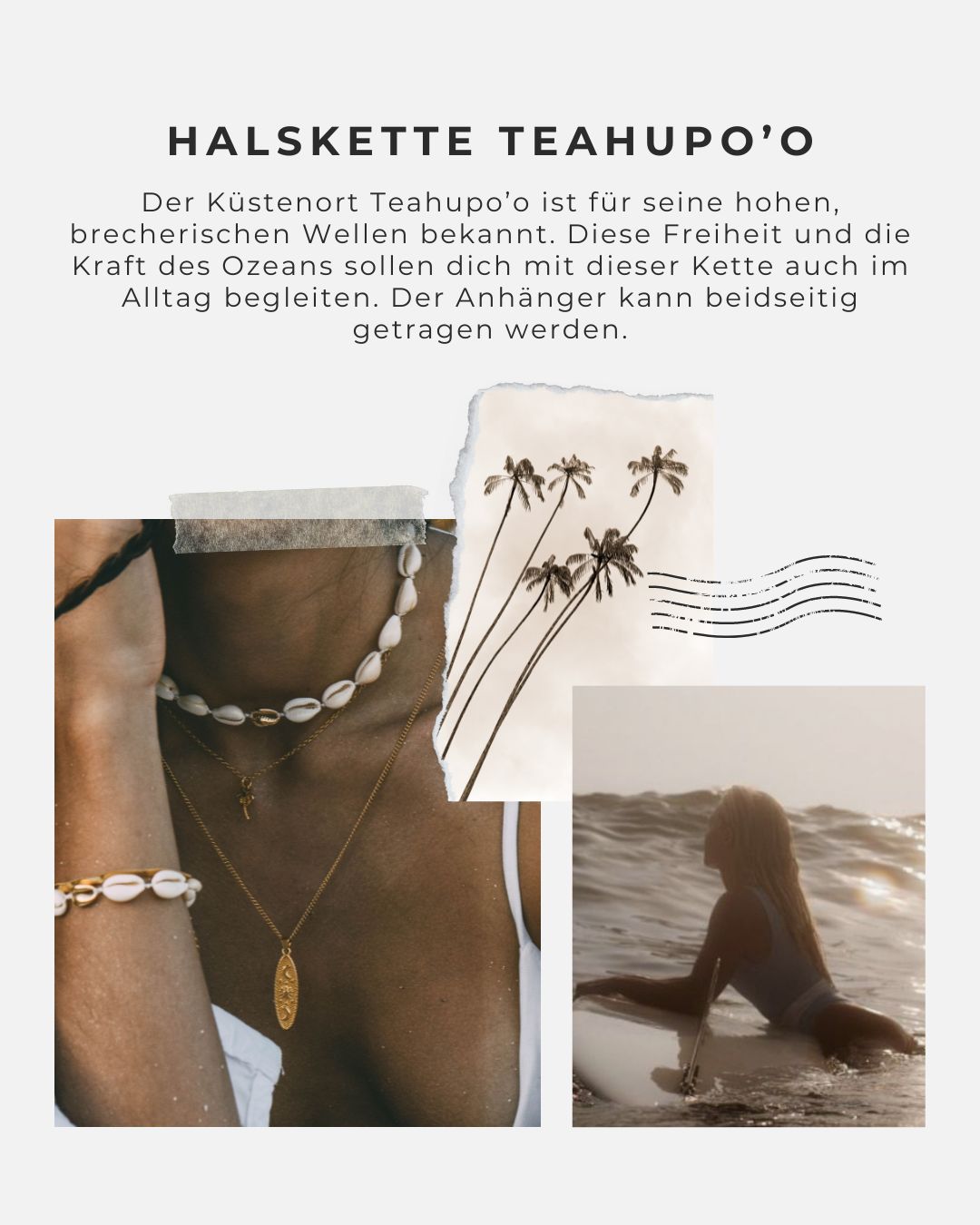 Halskette Teahupoo