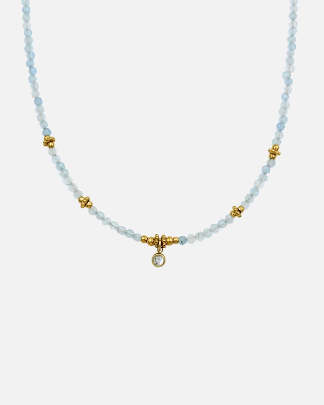 Halskette Aquamarin Sparkle